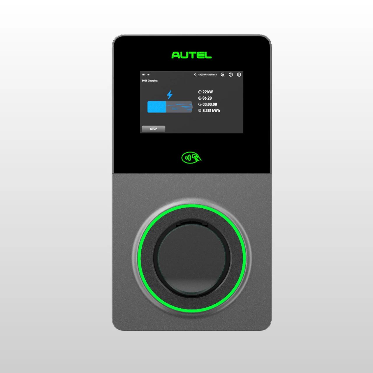 Autel MaxiCharger A22 with integrated contactless payment